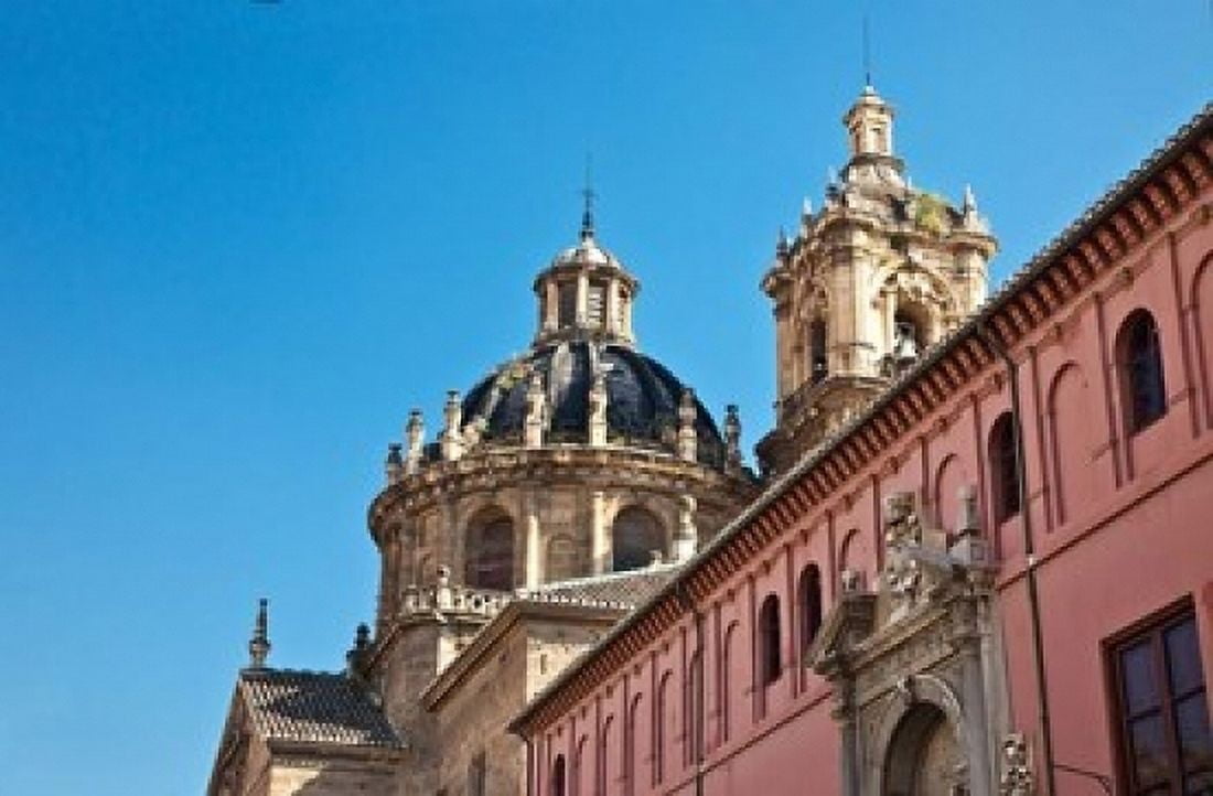 Spain Granada Church of San Justo y Pastor Canvas Art - Julie Eggers DanitaDelimont (18 x 12)