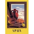 thumbnail image 1 of Spain: Guitar and Oranges Fine art canvas print (20" x 30"), 1 of 1
