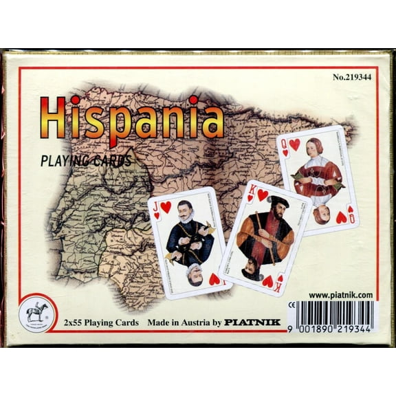 Spain (Hispania) Double Deck Set of Cards by Piatnik
