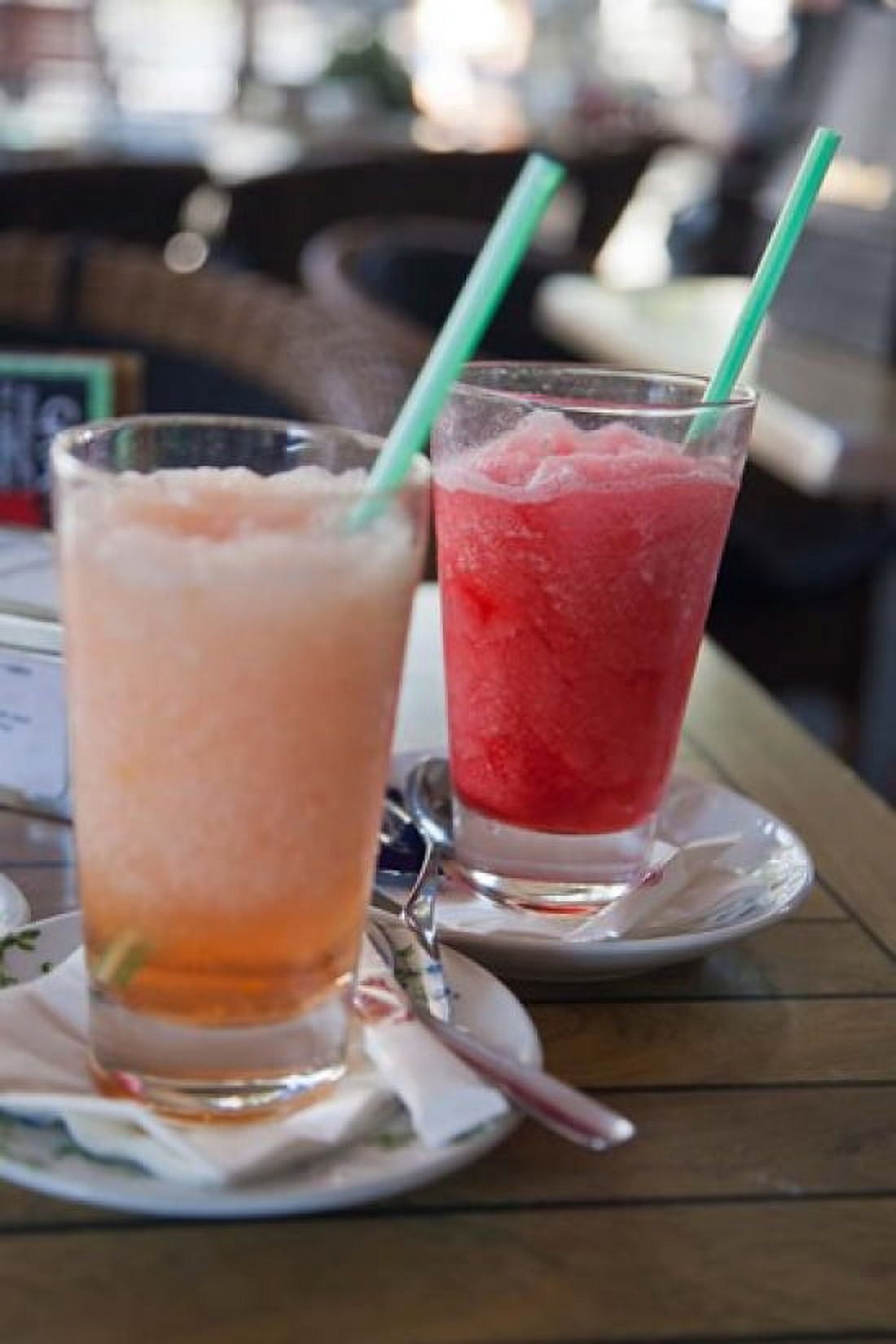 Spain Madrid Fresh granita served in a sidewalk caf Canvas Art - Julie Eggers DanitaDelimont (25 x 38)