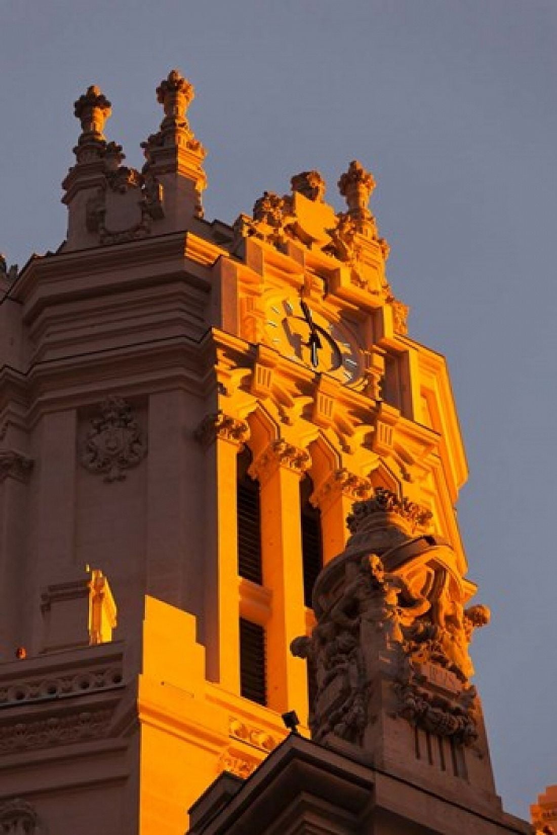 Spain Madrid Palacio de Communicaciones Canvas Art - Walter Bibikow DanitaDelimont (25 x 38)