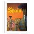 thumbnail image 1 of Spain - Matadors - Vintage Travel Poster by David Klein c.1960 - Bamboo Fine Art 290gsm Paper (Unframed) 17x22in, 1 of 4