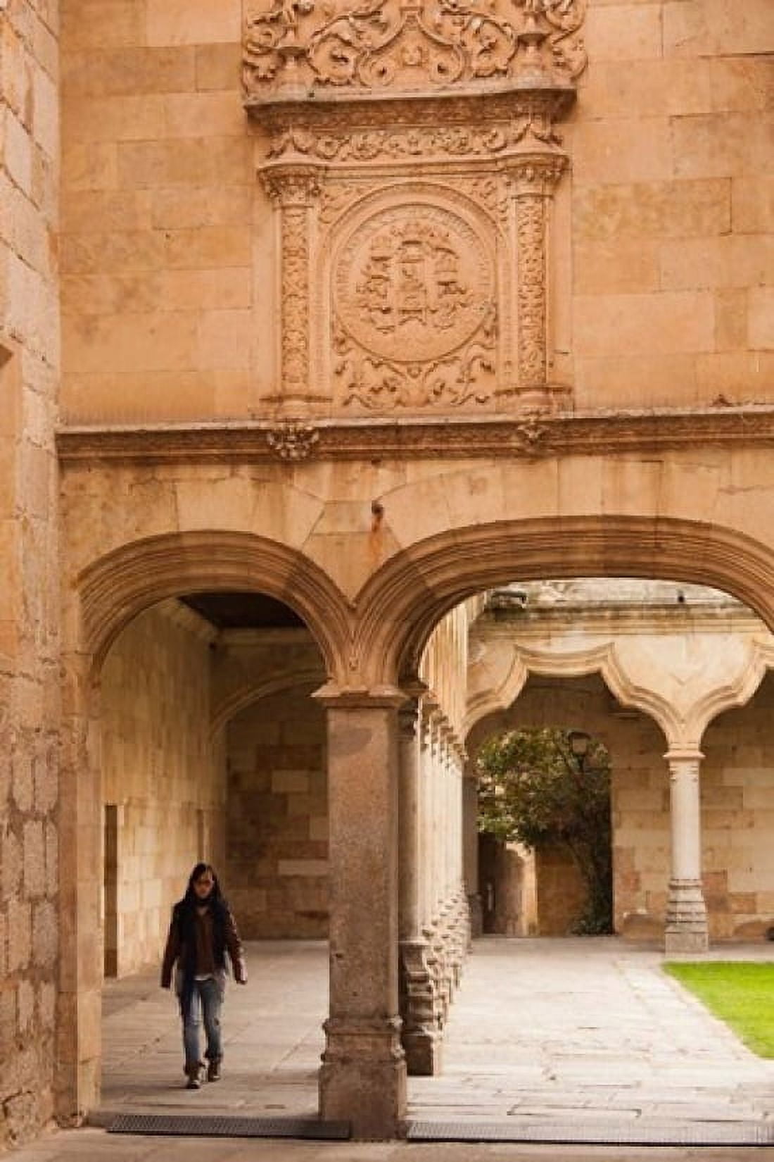 Spain Salamanca University of Salamanca Canvas Art - Walter Bibikow DanitaDelimont (18 x 24)
