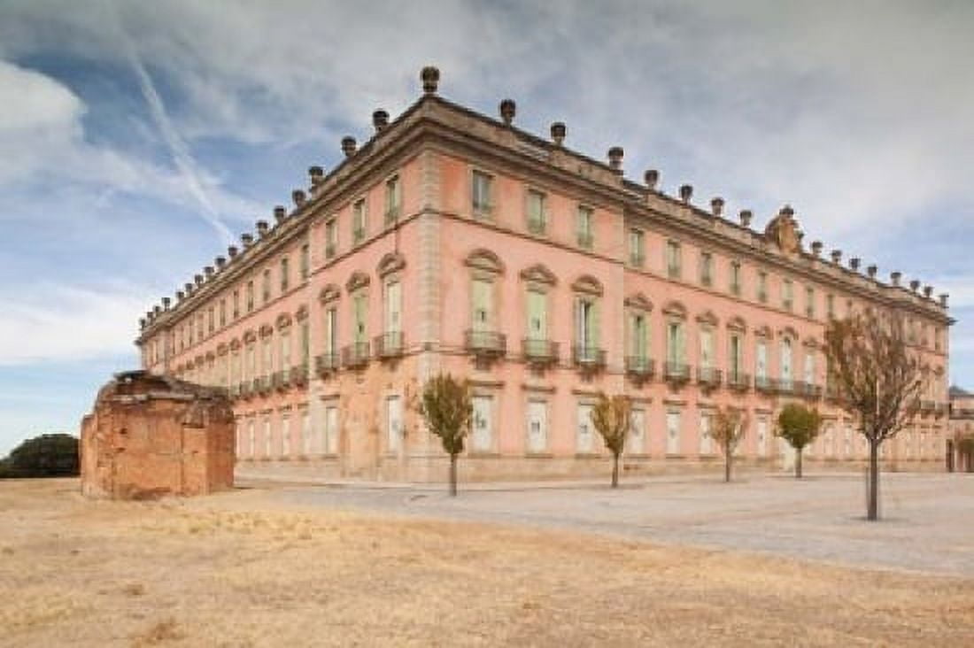 Spain San Ildefonso Real de Riofrio Palace Canvas Art - Walter Bibikow DanitaDelimont (19 x 12)