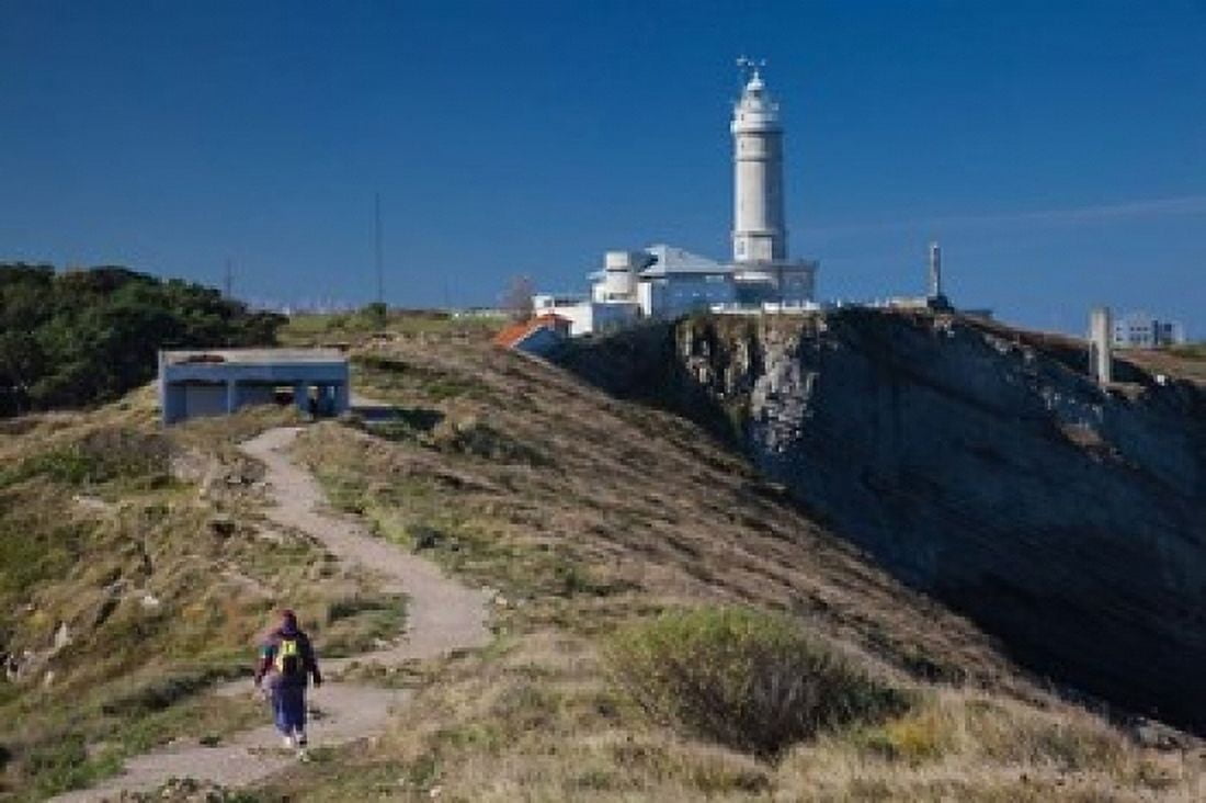 Spain Santander Cabo Mayor Lighthouse Canvas Art - Walter Bibikow DanitaDelimont (19 x 12)