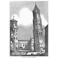 thumbnail image 1 of Spain Saragossa 1835. Nthe Leaning Tower Of Saragossa Spain Build In 1594. Wood Engraving English 1835. Print by, 1 of 3