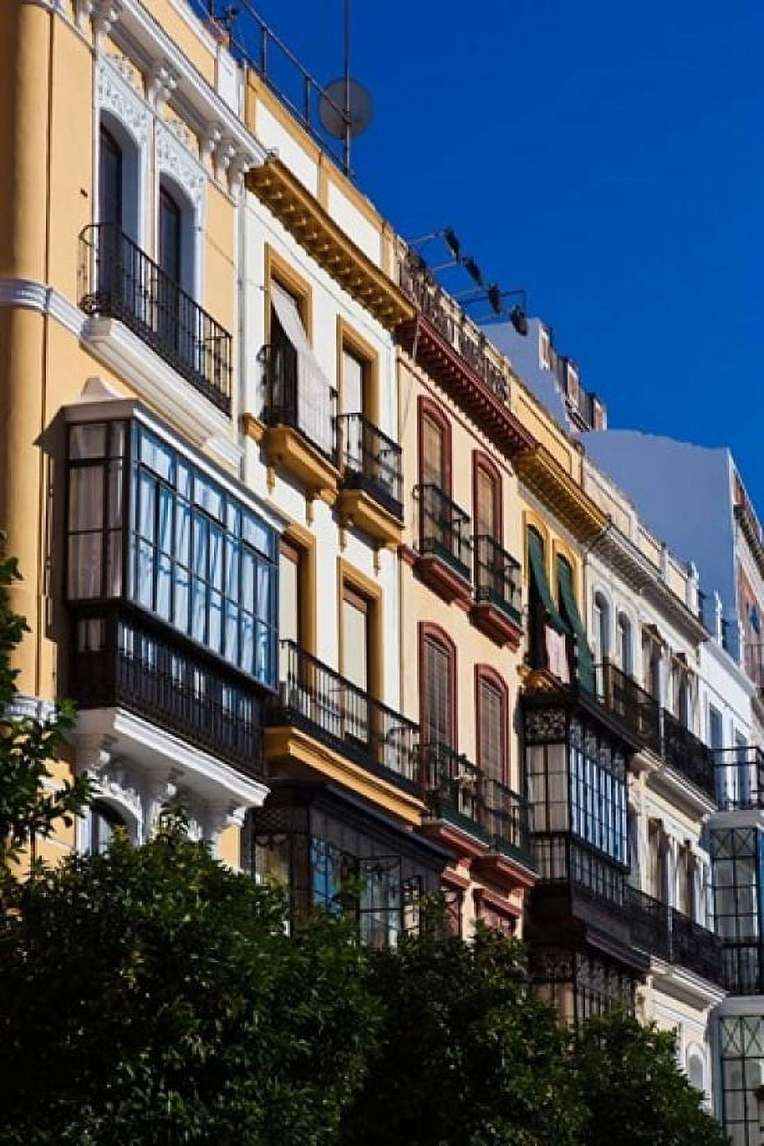 Spain Seville Avenida Constitucion Avenue Canvas Art - Walter Bibikow DanitaDelimont (18 x 24)