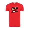 thumbnail image 1 of Spain Soccer T-Shirt WC 2026 | Spain Football Fan Shirt | Adult Unisex Cotton Tee - Red - S, 1 of 2