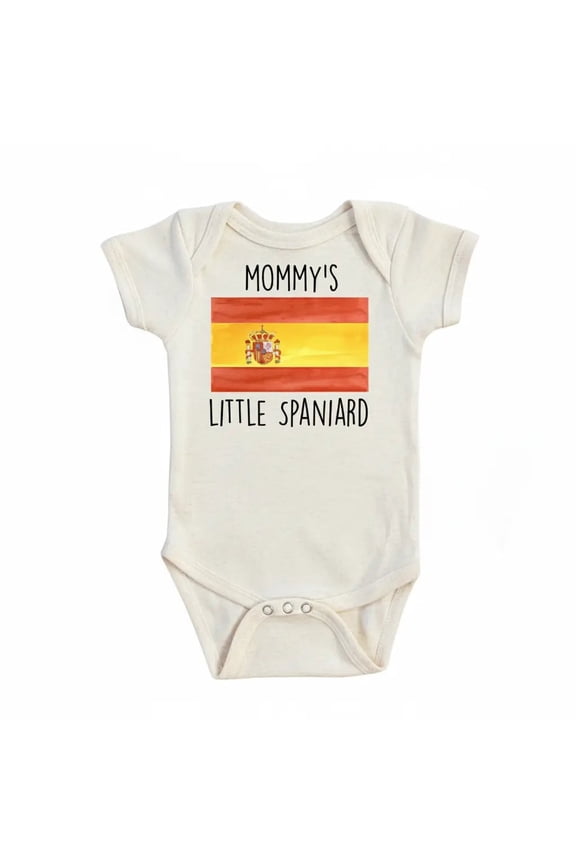 Spain Spaniard Newborn Baby Bodysuit