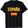 thumbnail image 1 of Spain Spanish Flag Espana Souvenir T-ShirtMen and women, Black T-shirt, size: Extra large, 1 of 4