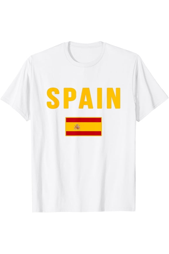 Spain Spanish Flag Espana T-ShirtMen's and women's pure cotton short-sleeved shirts