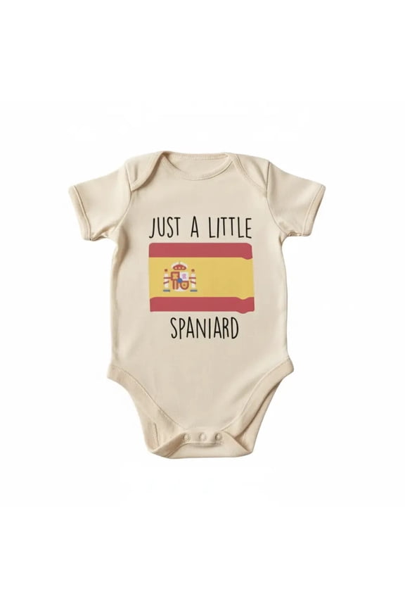 Spain Spanish Newborn Baby Bodysuit