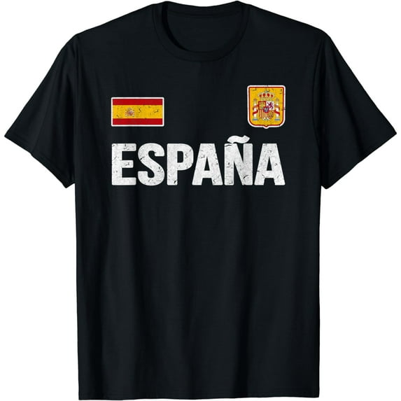 Spain T-shirt Espana Spanish Flag Souvenir Gift Love