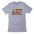 thumbnail image 1 of Spain Track and Field - Olympic Games - Rio - Flag Men's Grey T-Shirt, 1 of 2