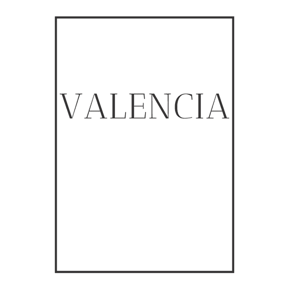 Spain: Valencia : A decorative book for coffee tables, end tables, bookshelves and interior design styling: Stack Spain city books to add decor to any room. Monochrome effect cover: Ideal for your own home or as a modern home decoration gift. (Series #10) (Paperback)