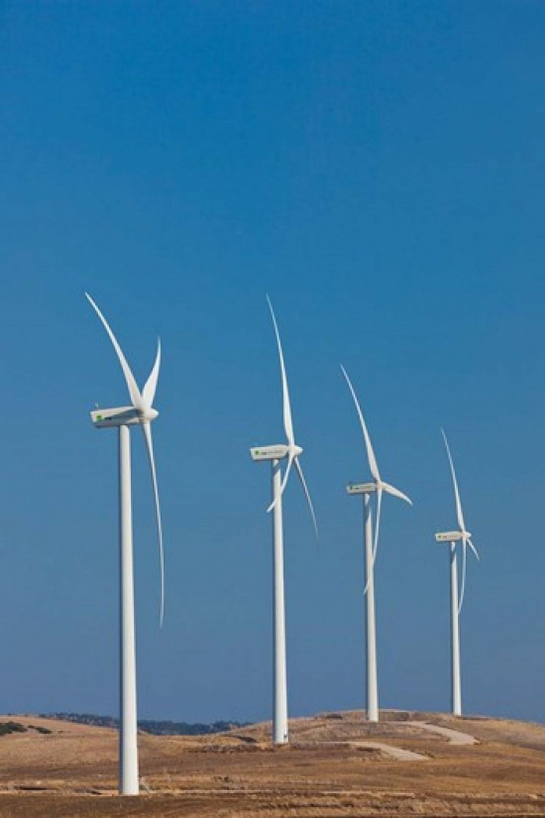 Spain Vejer de la Frontera area Modern Windmills Canvas Art - Walter Bibikow DanitaDelimont (25 x 38)
