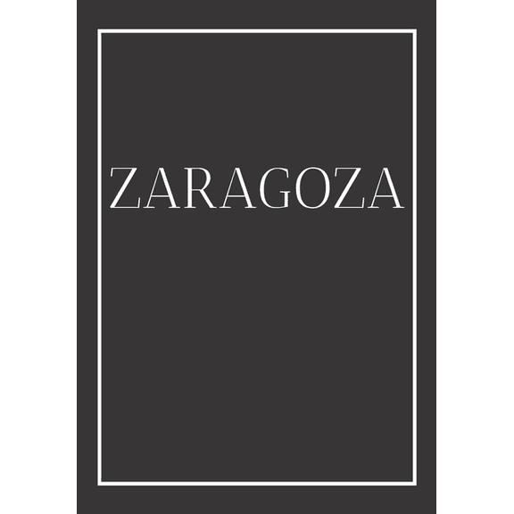 Spain: Zaragoza : A decorative book for coffee tables, end tables, bookshelves and interior design styling: Stack Spain city books to add decor to any room. Monochrome effect cover: Ideal for your own home or as a modern home decoration gift. (Series #21) (Paperback)