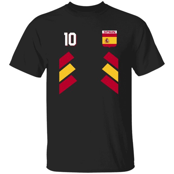 Spainish Part Proud Spain Flag Pride Heritage National Vintage 10 T-shirt