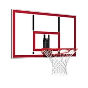Spalding 44 In. Shatter-proof Polycarbonate Basketball Backboard and Rim Combo