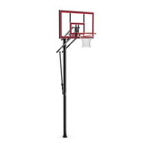 Spalding 44 In. Shatter-proof Polycarbonate Pro Glide® Lite In Ground Basketball Systems Hoop