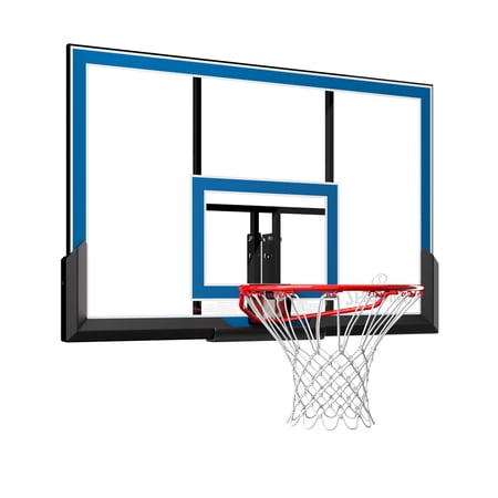 Spalding 48" Shatter-proof Polycarbonate Backboard and Rim Combo (Outdoor)