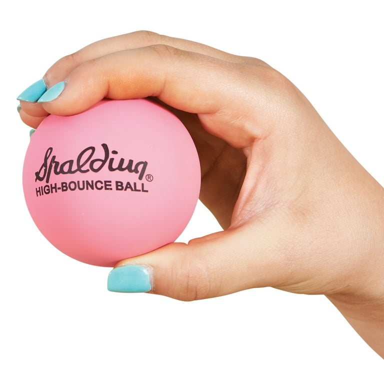 Spalding Sports Teen Outdoor Rebound High Bounce Ball, Small, Pink - Main Image