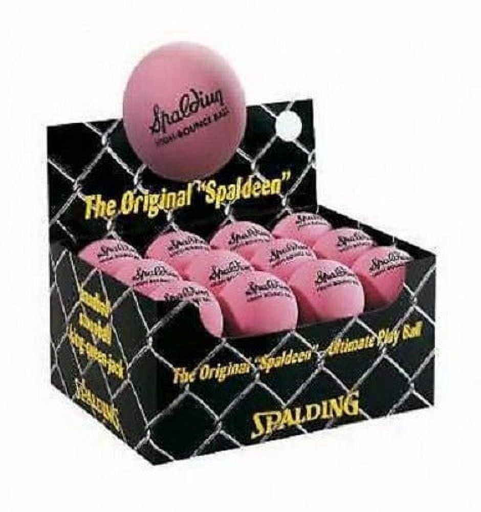 Spalding 51-153 Small Pink High Bounce Balls Stoop Ball