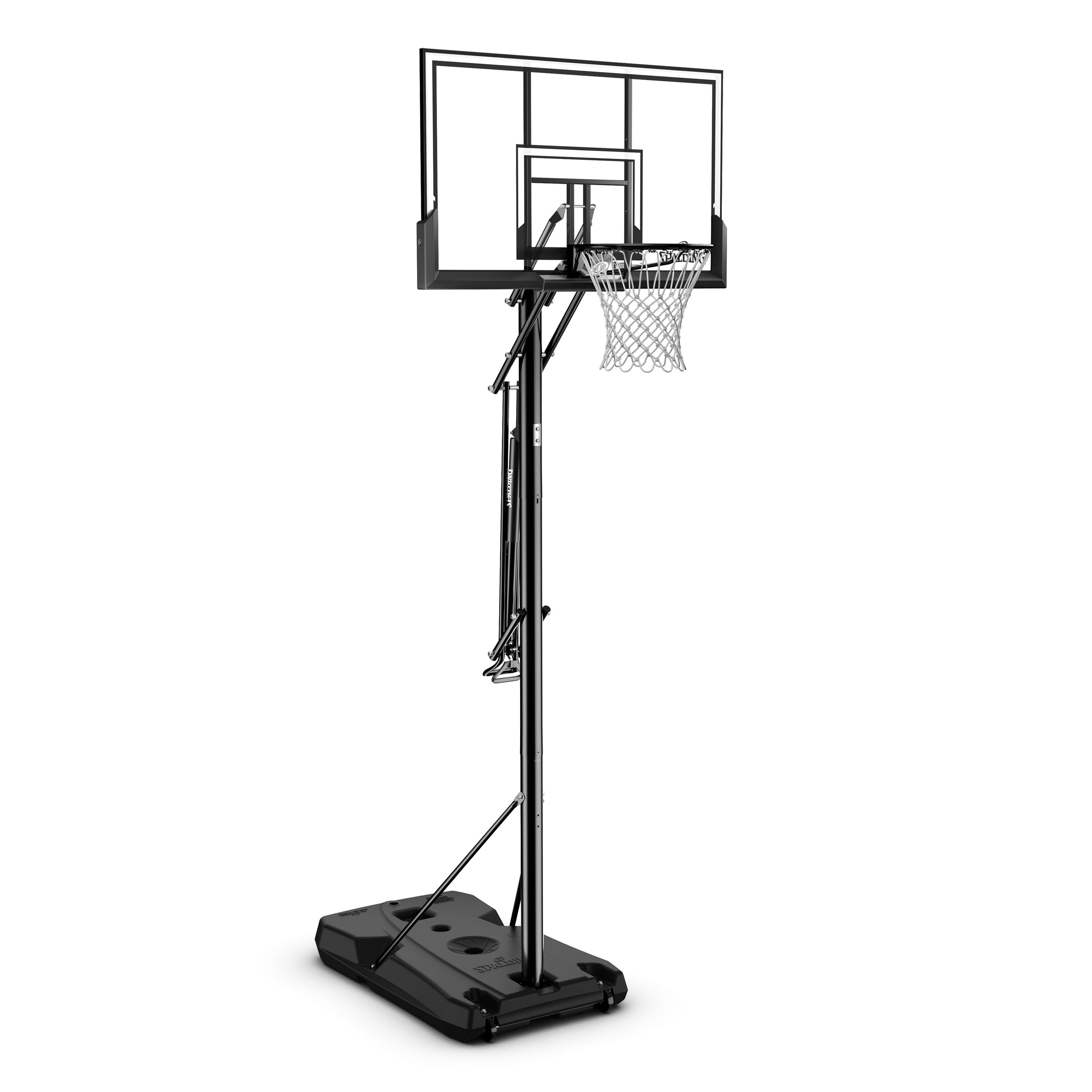 Spalding 52 In. Performance Acrylic ™ Portable Basketball Hoop