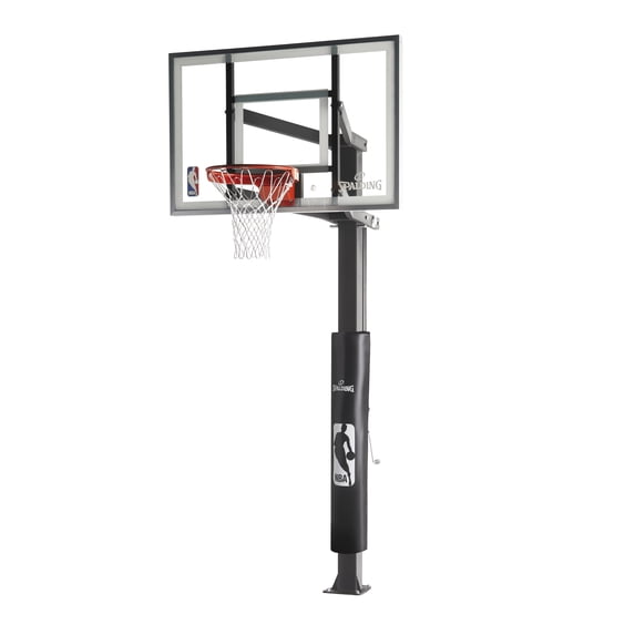 Spalding 54" Glass In-Ground Basketball Hoop