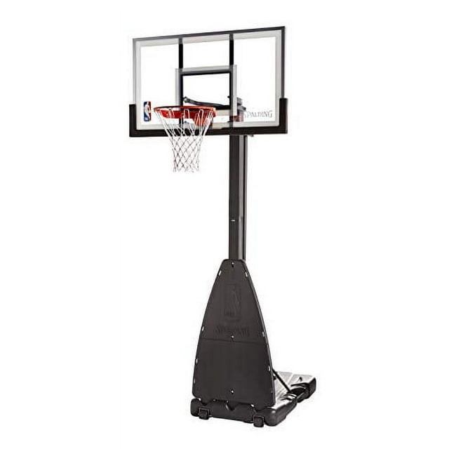 Spalding 54 In. NBA Glass Backboard Portable Basketball System