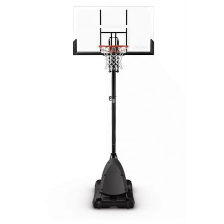 Spalding 7.5ft - 10 ft Adjustable Height 50" Polycarbonate Portable Basketball System