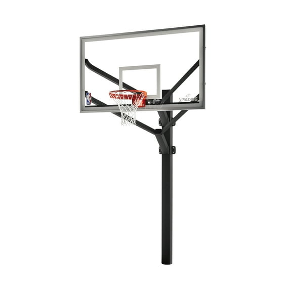 Spalding 72" Arena View "Fixed Height" Acrylic In-Ground Basketball System
