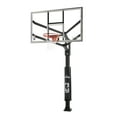 Spalding 72" Arena View H Glass InGround Basketball System