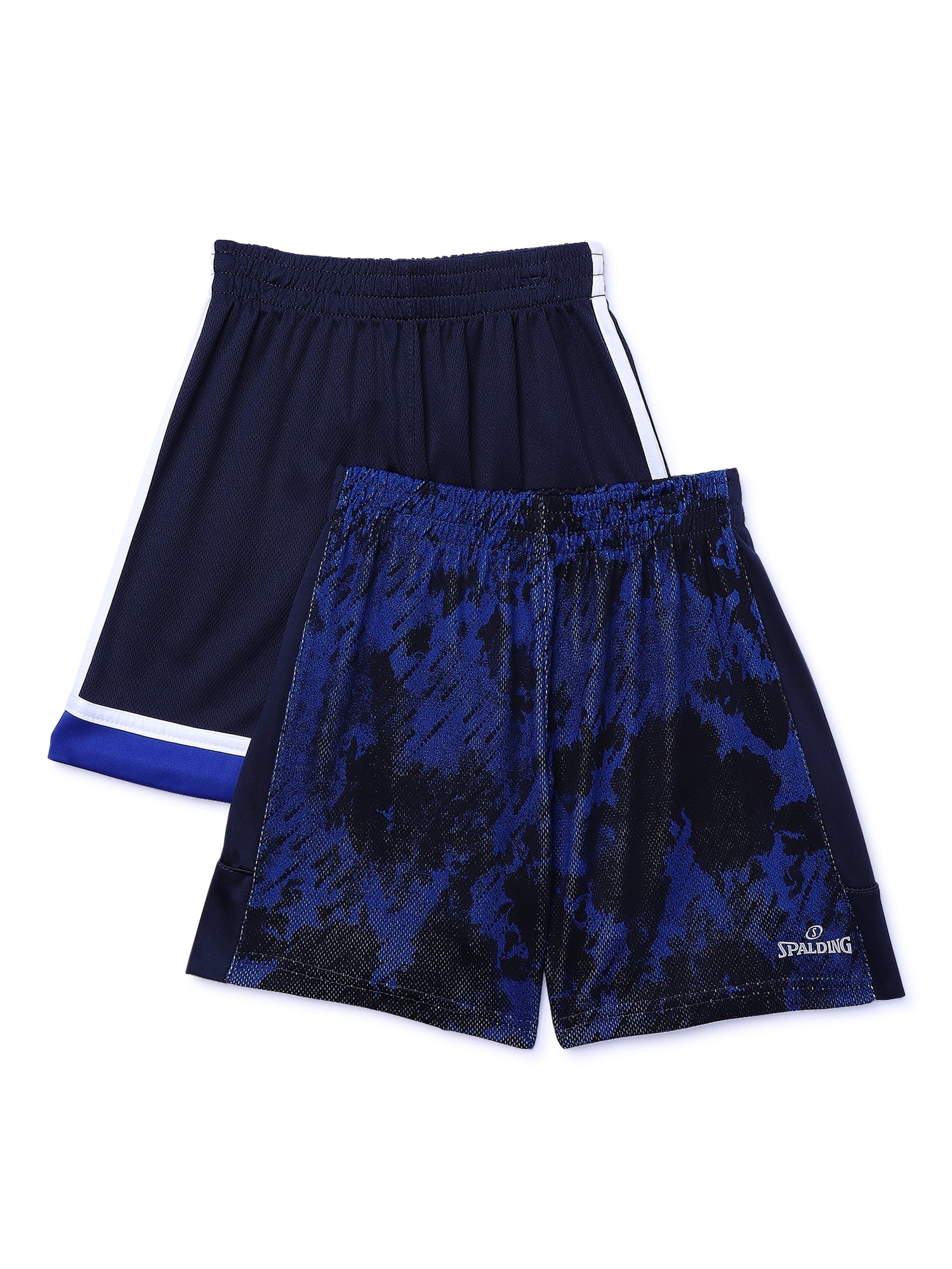 Spalding Boys Active Basketball Shorts 2 Pack Sizes 4 7 Walmart