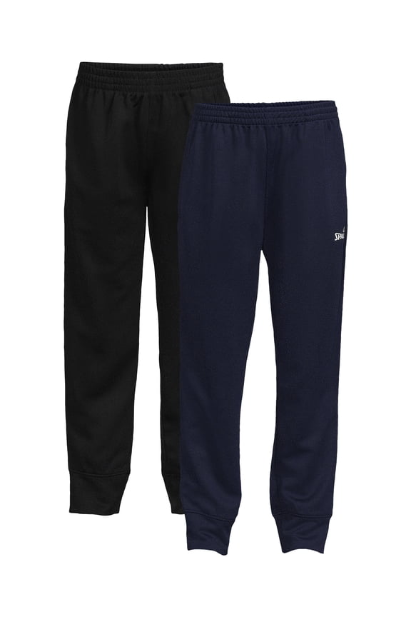 Boys Active Mesh Joggers, 2-Pack, Sizes 4-18 & Husky