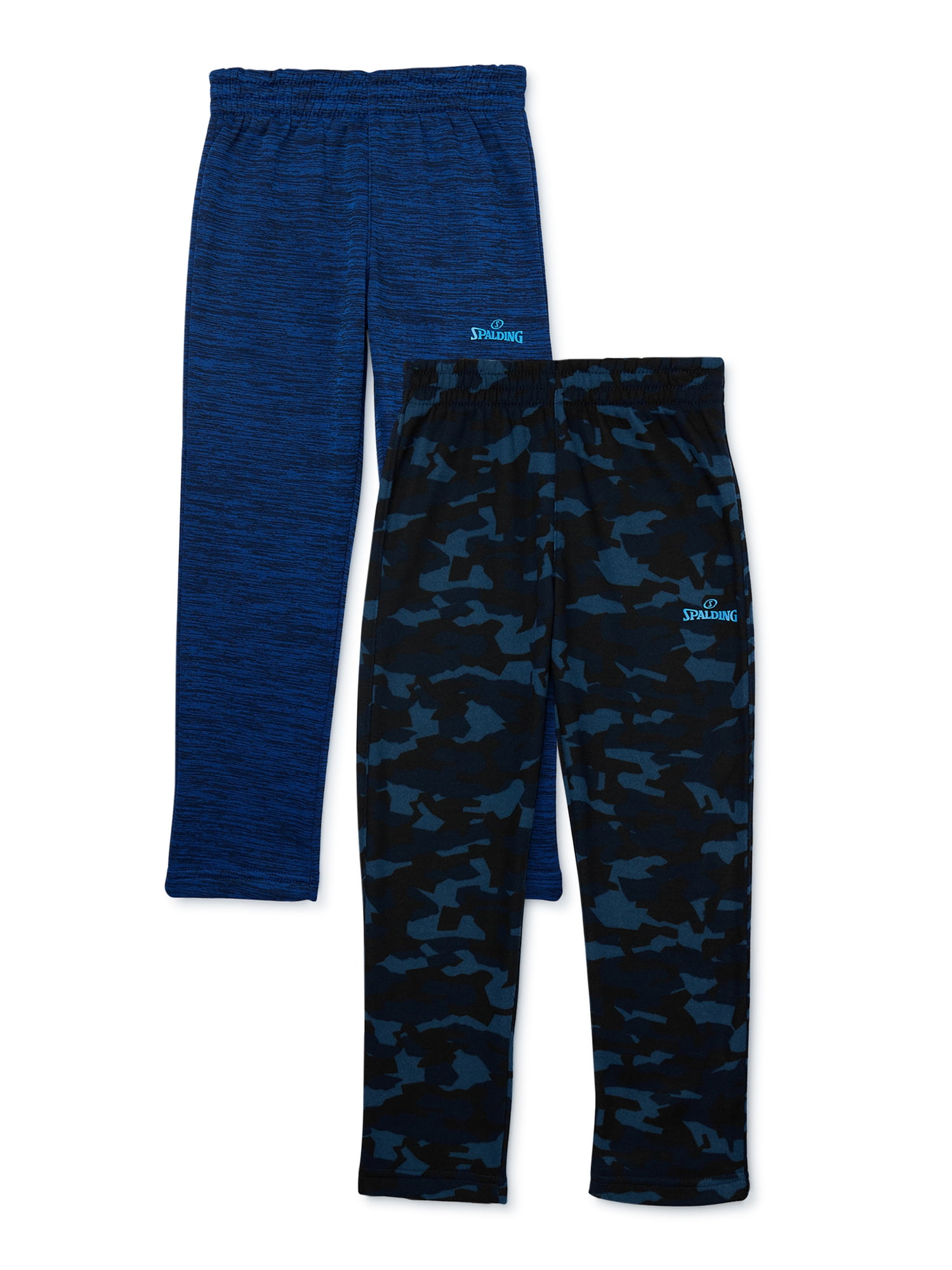 Spalding Boys Fleece Joggers 2 Pack Sizes 4 7 Walmart