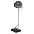 thumbnail interactive-video image 1 of Spalding 32-Inch Portable Basketball Hoop with Eco-Composite Backboard & Telescoping Height Adjustment-Outdoor Play, 1 of 8