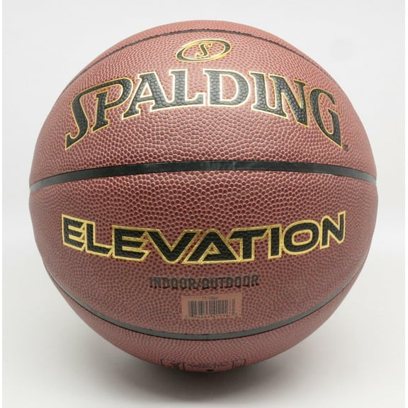 Spalding Elevation Indoor Basketball with Needle, Size 7 (29.5")