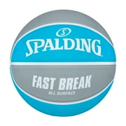 Spalding Fast Break Blue/Silver All Surface Basketball 29.5", Size 7