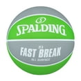 thumbnail image 1 of Spalding Fast Break All Surface Green/Silver Basketball - Size 5, 27.5", 1 of 7
