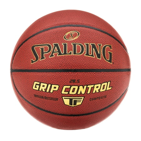 Spalding Grip Control TF Composite Leather Basketball - Size 6, 28.5"