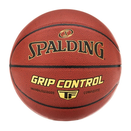 Spalding Grip Control TF Composite Leather Basketball - Size 7, 29.5"