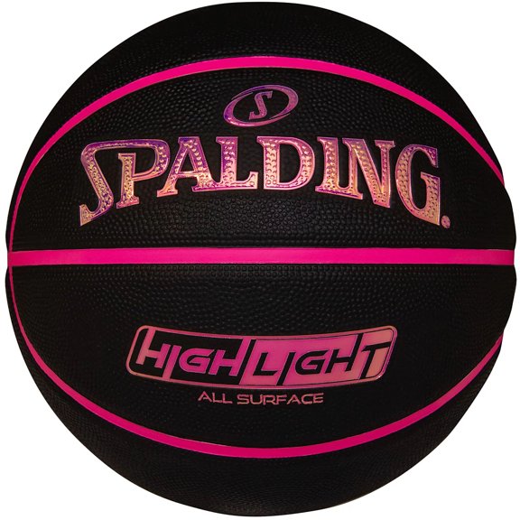 Spalding Highlight All Surface Basketball, Pink, 6