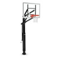 thumbnail image 1 of Spalding In-Ground Basketball System, Adjustable Height Feature, 54-inch Glass Backboard, 1 of 8