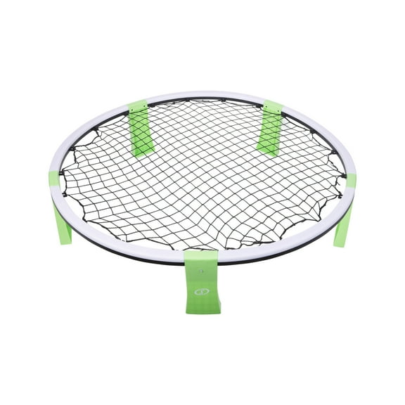 Spalding LED Light-Up Trampoline Net Game Set with 2 Glowing Balls – Outdoor Smash Bounce Game for Teens & Adults, Portable with Carry Bag