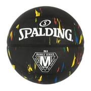 Spalding Marble Series Black Multi-Color Outdoor Basketball 28.5"