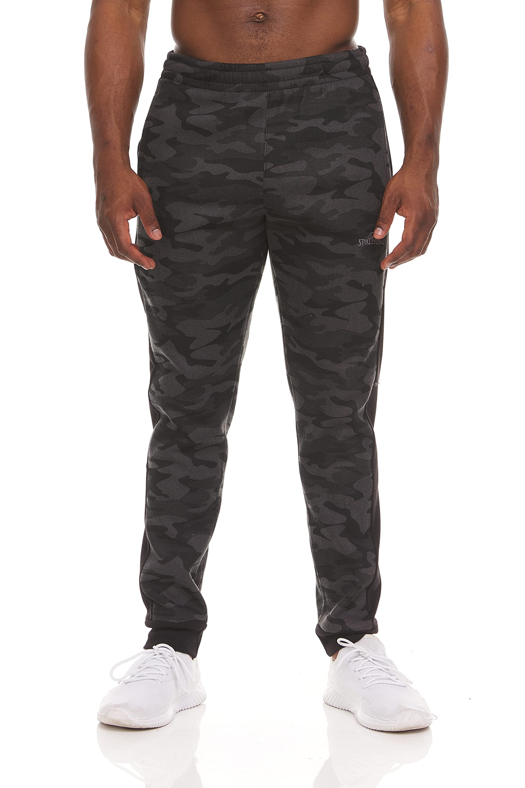 Spalding Men's Activewear Branded Jogger Sweatpant, Black, M : :  Clothing, Shoes & Accessories