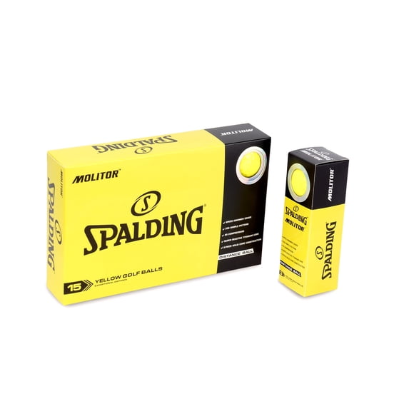 Spalding Molitor 15 Ball Pack - Yellow