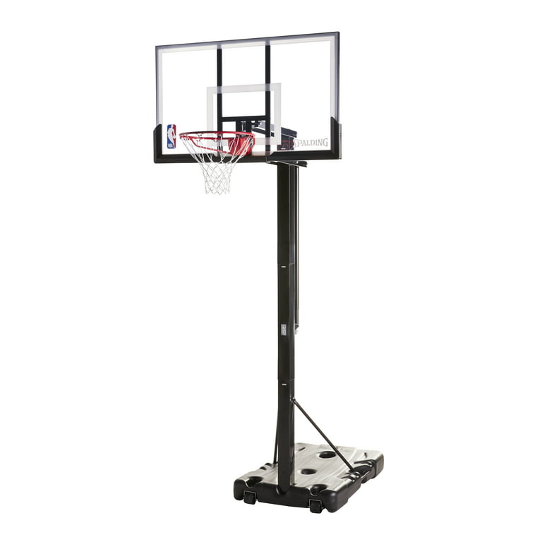 Spalding NBA 54 In. Portable Basketball System Screw Jack Hoop