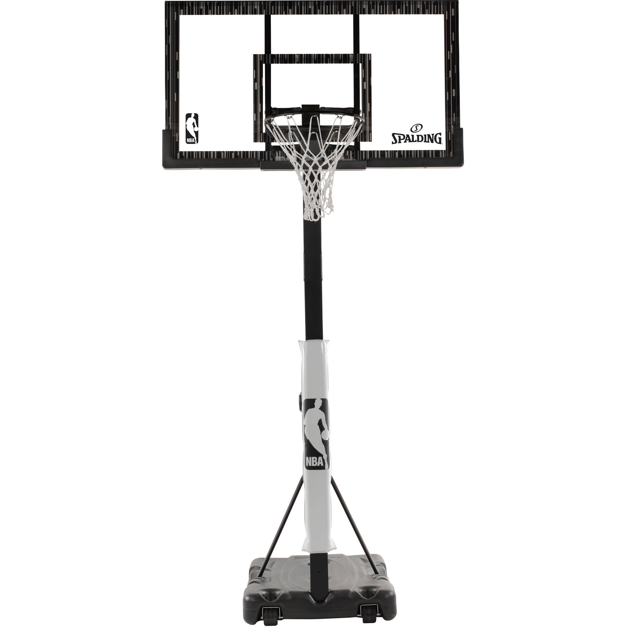 Spalding NBA 60 In. Acrylic Screw Jack Portable Basketball Hoop System - image 1 of 9